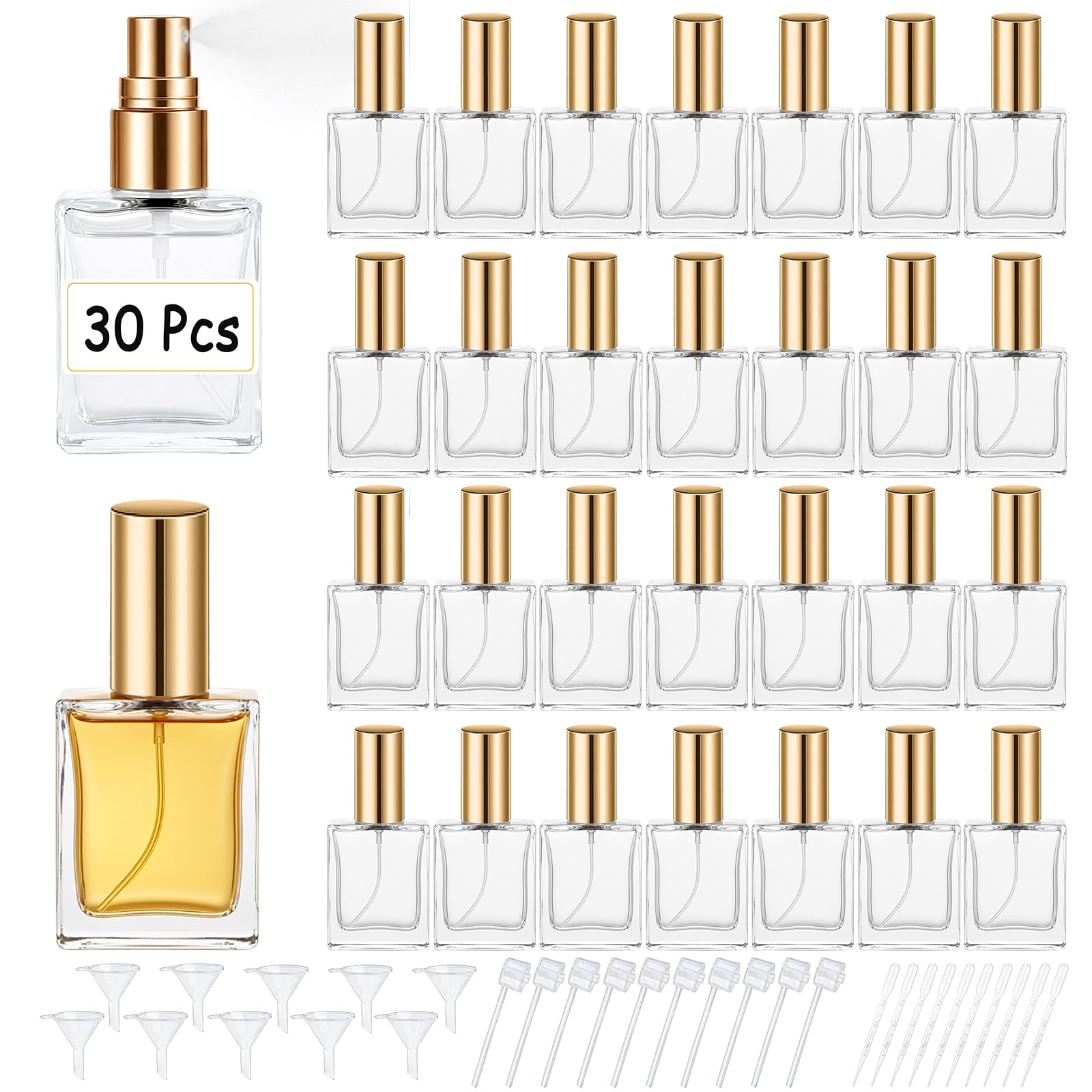 Perfume Imperium Fragrance World - High quality 30 15ml clear glass