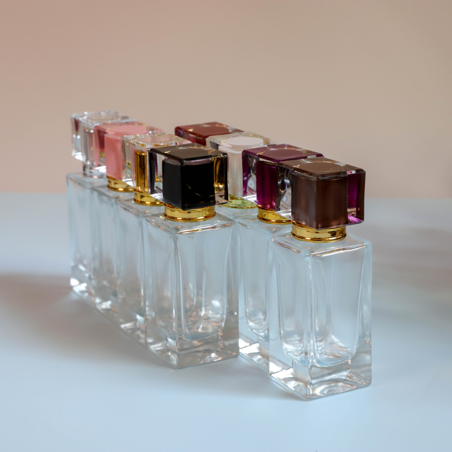 Perfume Imperium Fragrance World - Premium Refillable Perfume Bottle Glass Transparent