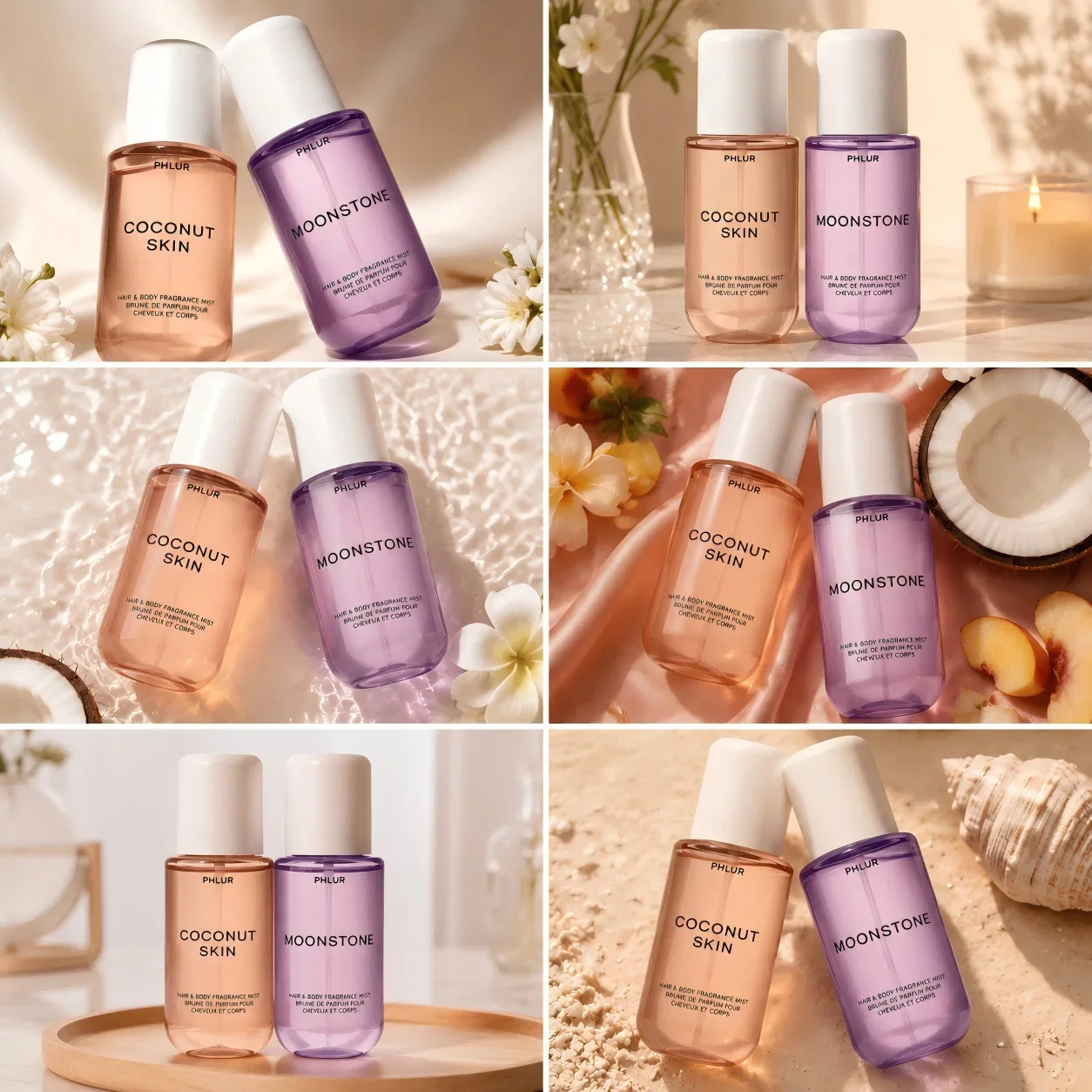 Perfume Long Fragrance - PHLUR Coconut Skin & Moonstone Hair