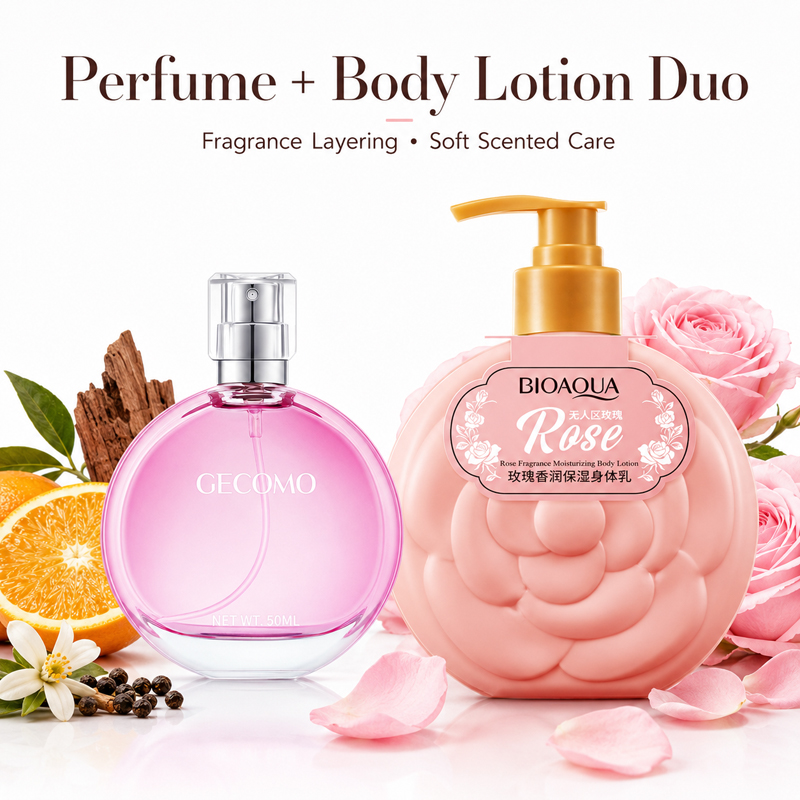 Perfume Fragrance Lotion - GECOMO Women's Perfume Set 50ml +