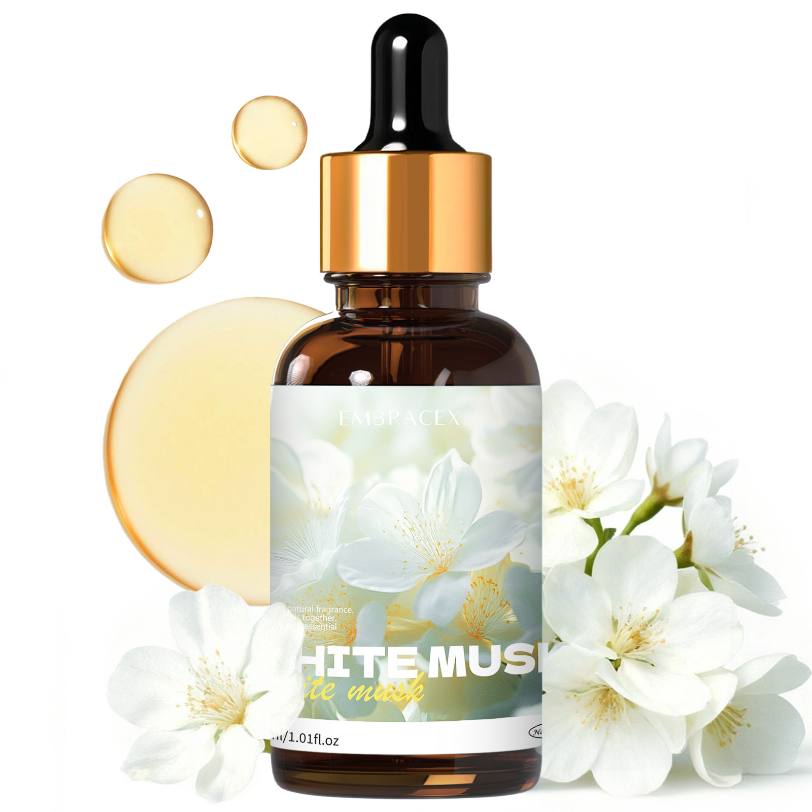Musk White Oil - 30ml White Musk Essential Oil Car