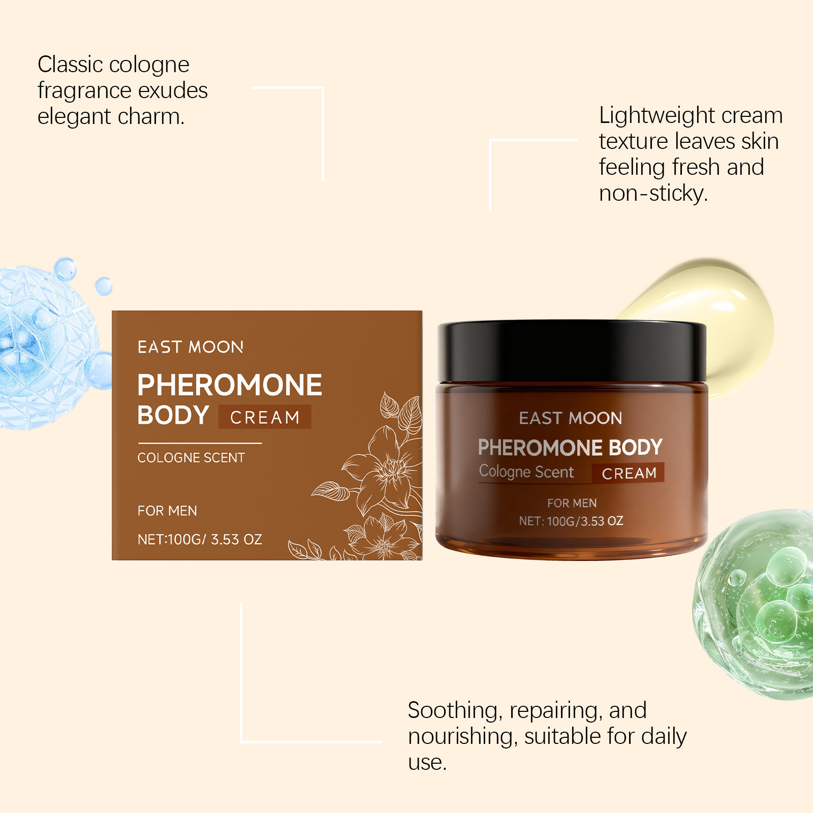 East Moon Men Fragrance Moistu - Perfume Fragrance Lotion 评论和价格