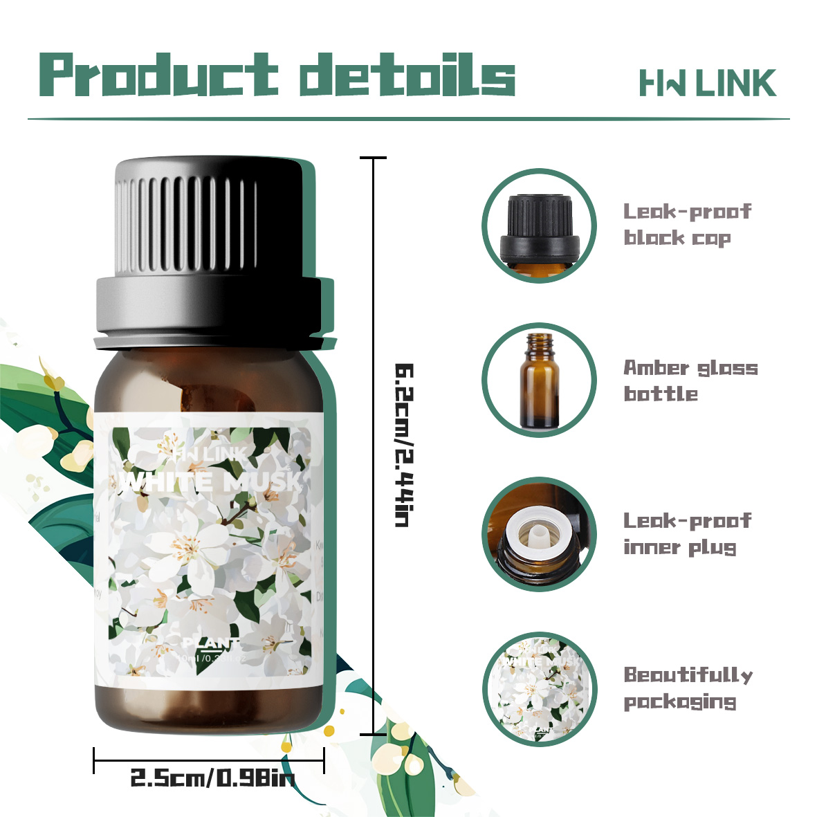 White Musk Essential Oils 10ml - Musk White Oil 评论和价格