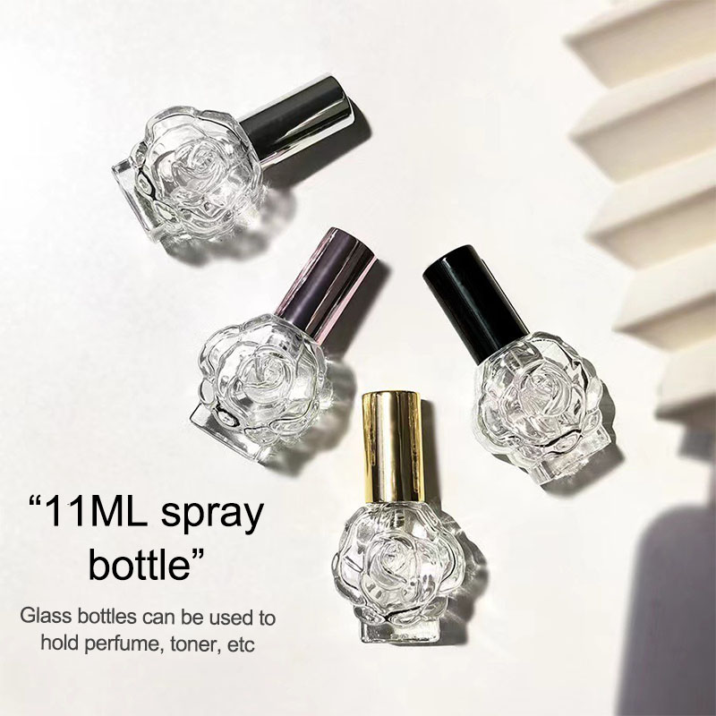 New 10ML Perfume Bottle Glass  - Rose Water Spray 评论和价格