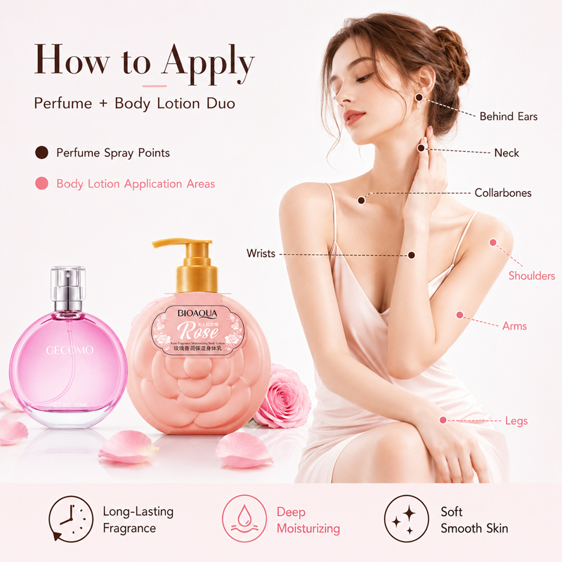 GECOMO Women's Perfume Set 50m - Perfume Fragrance Lotion 评论和价格