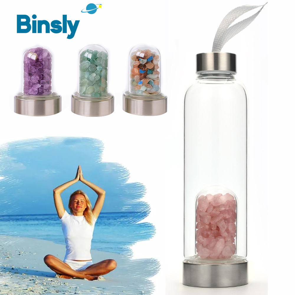 Natural Crystal Glass Water Bo - Rose Water Spray 评论和价格