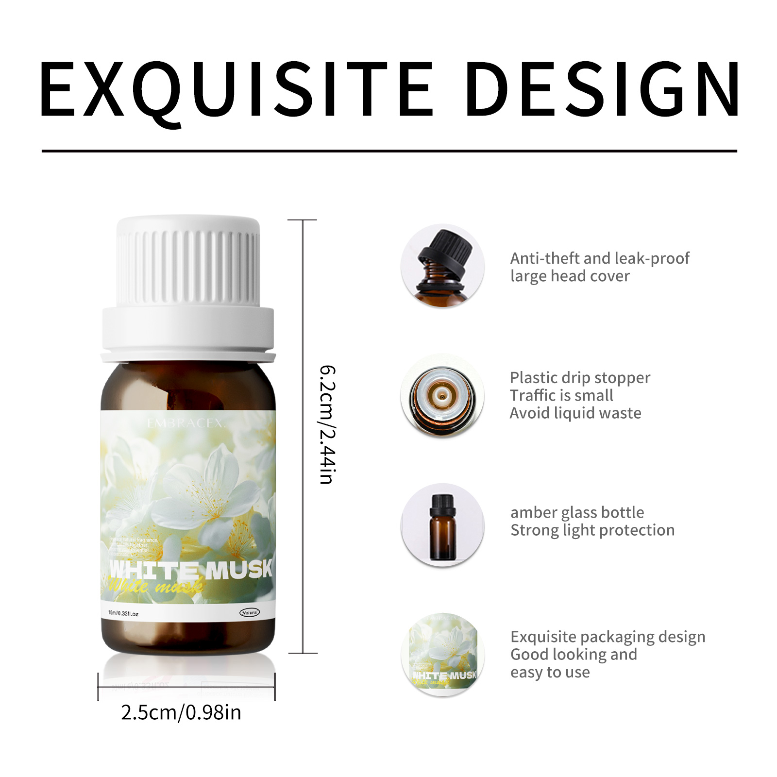 10ml White Musk Oil Rosemary O - Musk White Oil 评论和价格