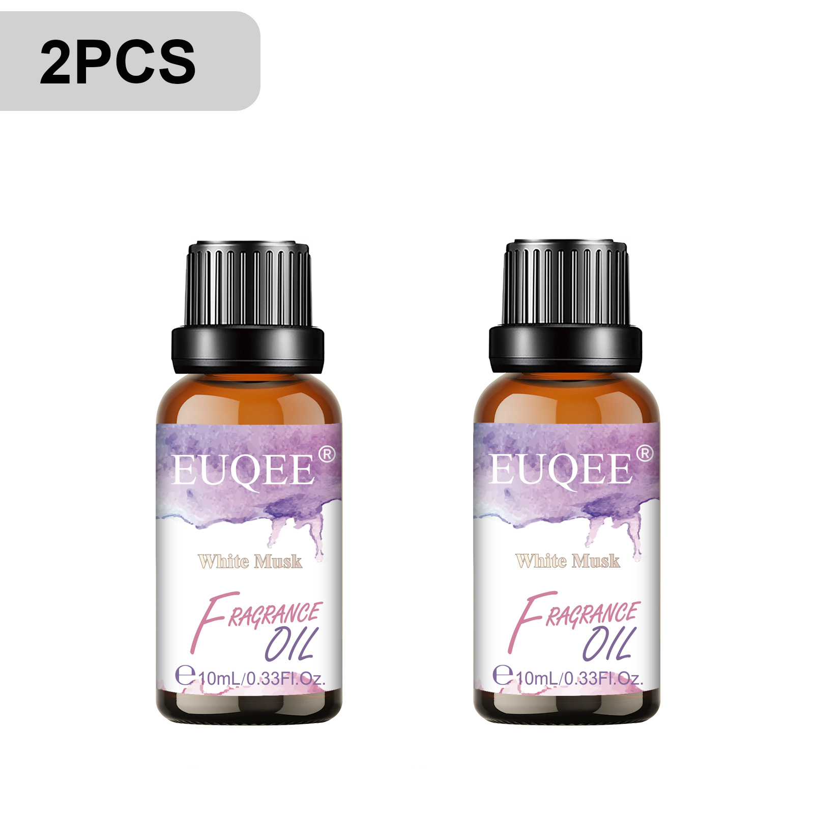 EUQEE 2 Bottles 10ml Aromather - Musk White Oil 评论和价格